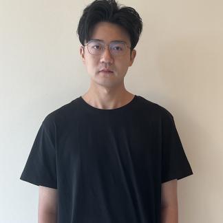 Jidong posing for camera
